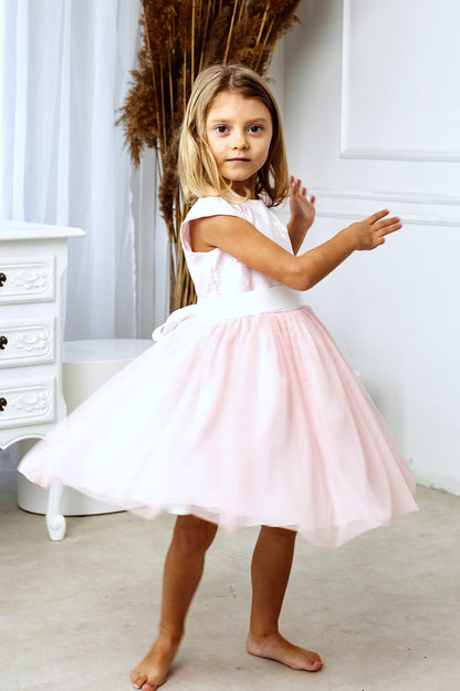 Mary Elegante tule jurk - roos