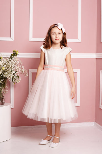 Gloria 2 Elegante gouden jurk voor kinderen