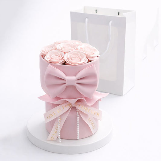 Bloemenbox, boeket van geurende zeepbloemen in een doos van 8 stuks